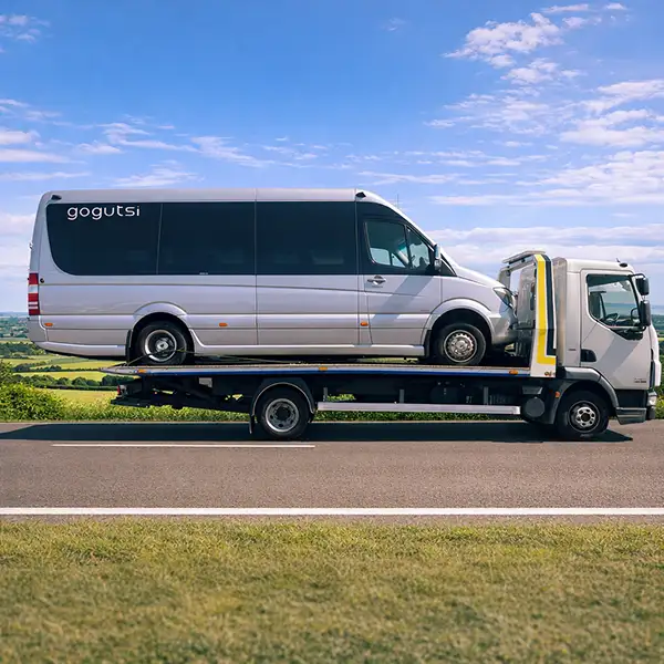 Mercedes Sprinter minibus commercial van breakdown recovery